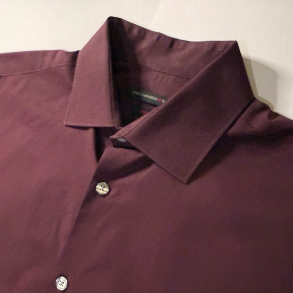 EUC John Varvatos USA burgundy shirt - Picture 2 of 7